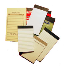 stock and custom printed memo pad refills