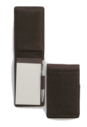 Personalized Pocket Jotter Index Card Notepad in Horween Leather